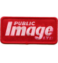 Public Image LTD Red Logo Patch English Post Punk band Woven Iron on