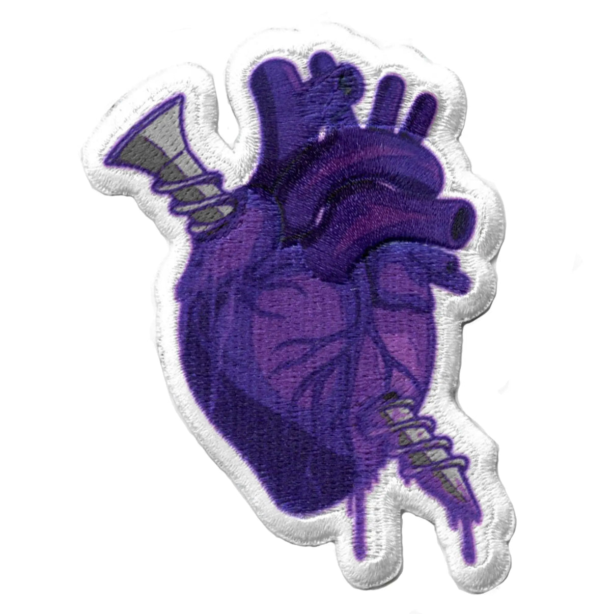 Purple Screw Heart Patch Houston Screwston Beat Embroidered Iron On ...