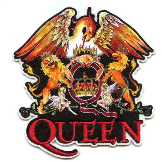 Queen Color Crest Patch Freddie Mercury Rock Sublimated Iron On