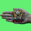 Queen Color Crest Patch Freddie Mercury Rock Sublimated Iron On