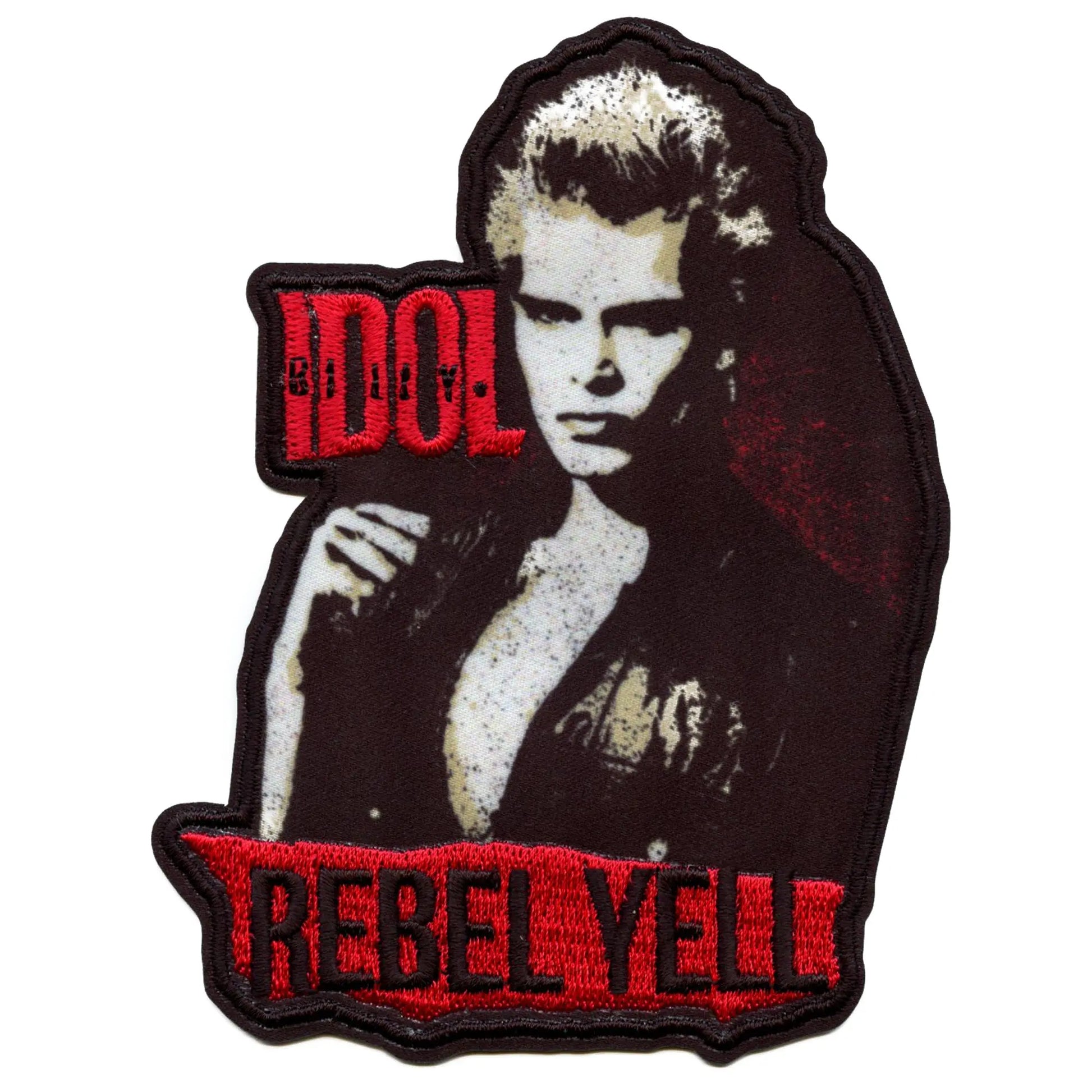 Billy Idol Rebel Yell Patch Fist 70s Rock Icon Embroidered Iron On