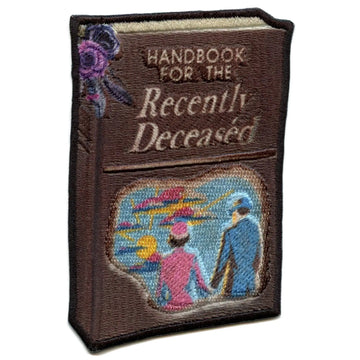 Recently Deceased Handbook Patch Comedy Horror Movie Sublimated Embroidery Iron On