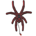 Red Charm Spider Patch Fun Insect Embroidered Iron On