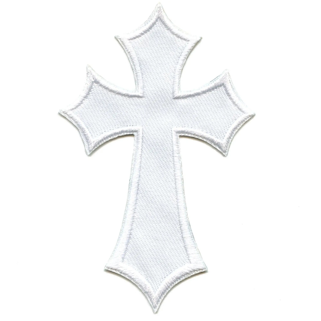 Red Y2k Cross Patch Fashion Aesthetic Embroidered Applique Iron on