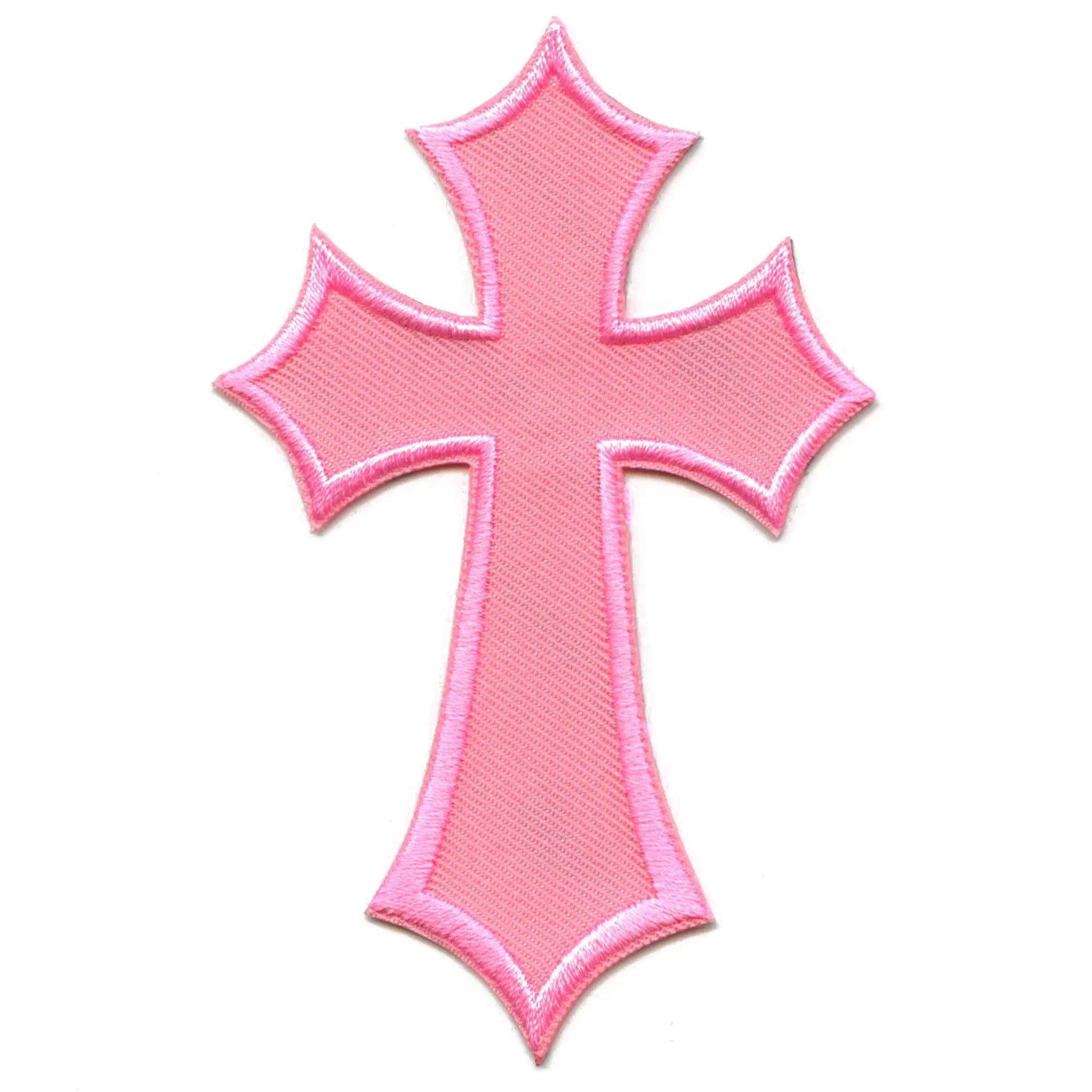 Red Y2k Cross Patch Fashion Aesthetic Embroidered Applique Iron on