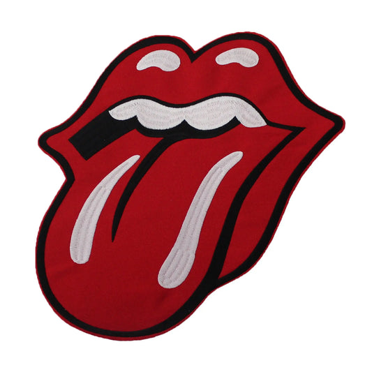 Rolling Stones Classic Patch Red Tongue LARGE Embroidered Iron On