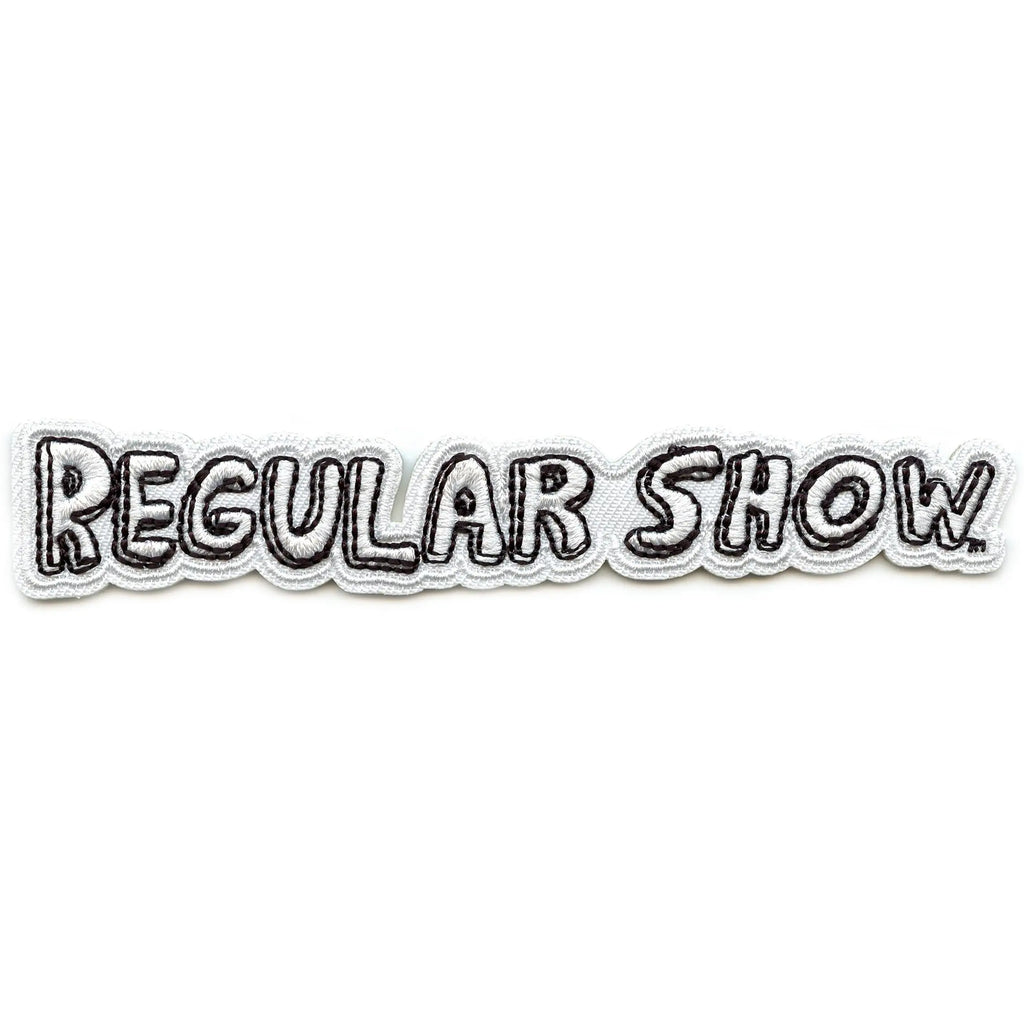 Regular Show Logo Patch Cartoon Network Animation Embroidered Iron-On