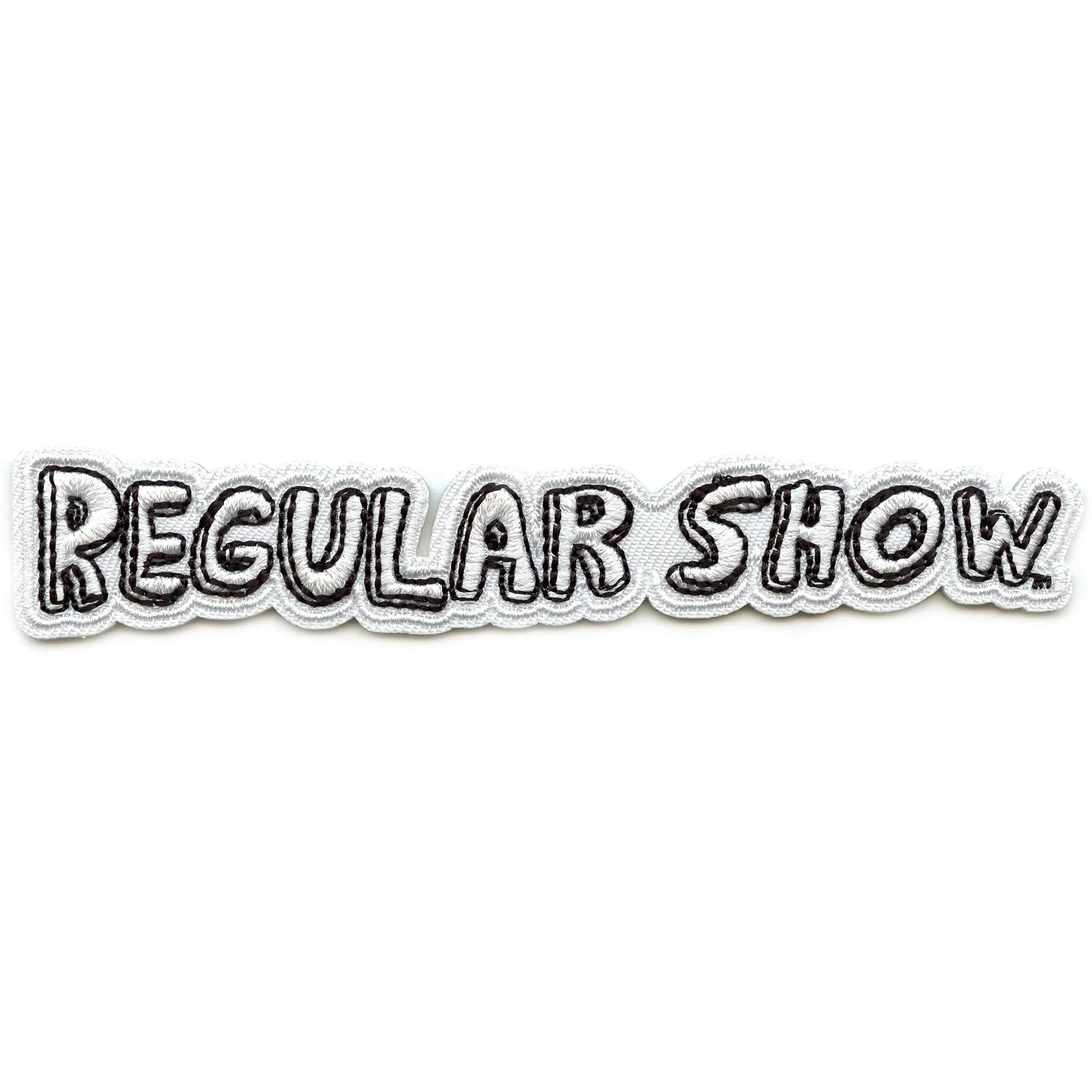 Regular Show Logo Patch Cartoon Network Animation Embroidered Iron-On
