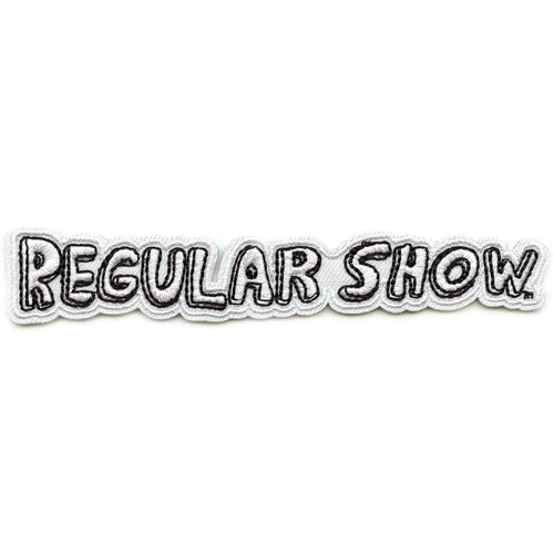 Regular Show Logo Patch Cartoon Network Animation Embroidered Iron-On