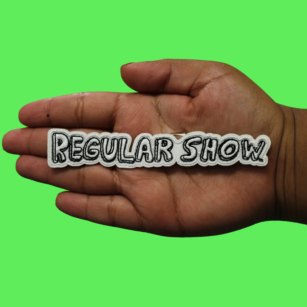 Regular Show Logo Patch Cartoon Network Animation Embroidered Iron-On