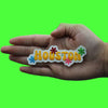 Retro Houston Script Patch 70's Old School Embroidered Iron On