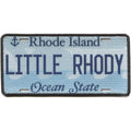 Rhode Island License Plate Patch Little Rhody State Sublimated Iron On