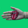 Rolling Stones Classic Patch Pink Tongue Out Embroidered Iron On