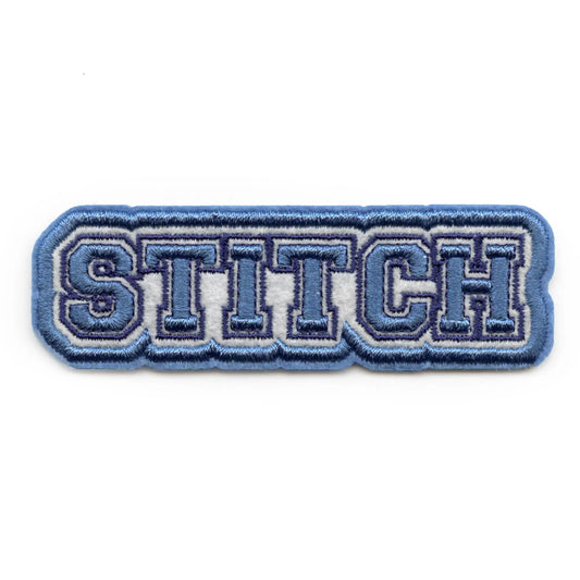 Stitch Script Name Patch Experiment Doubledip Embroidered Iron On