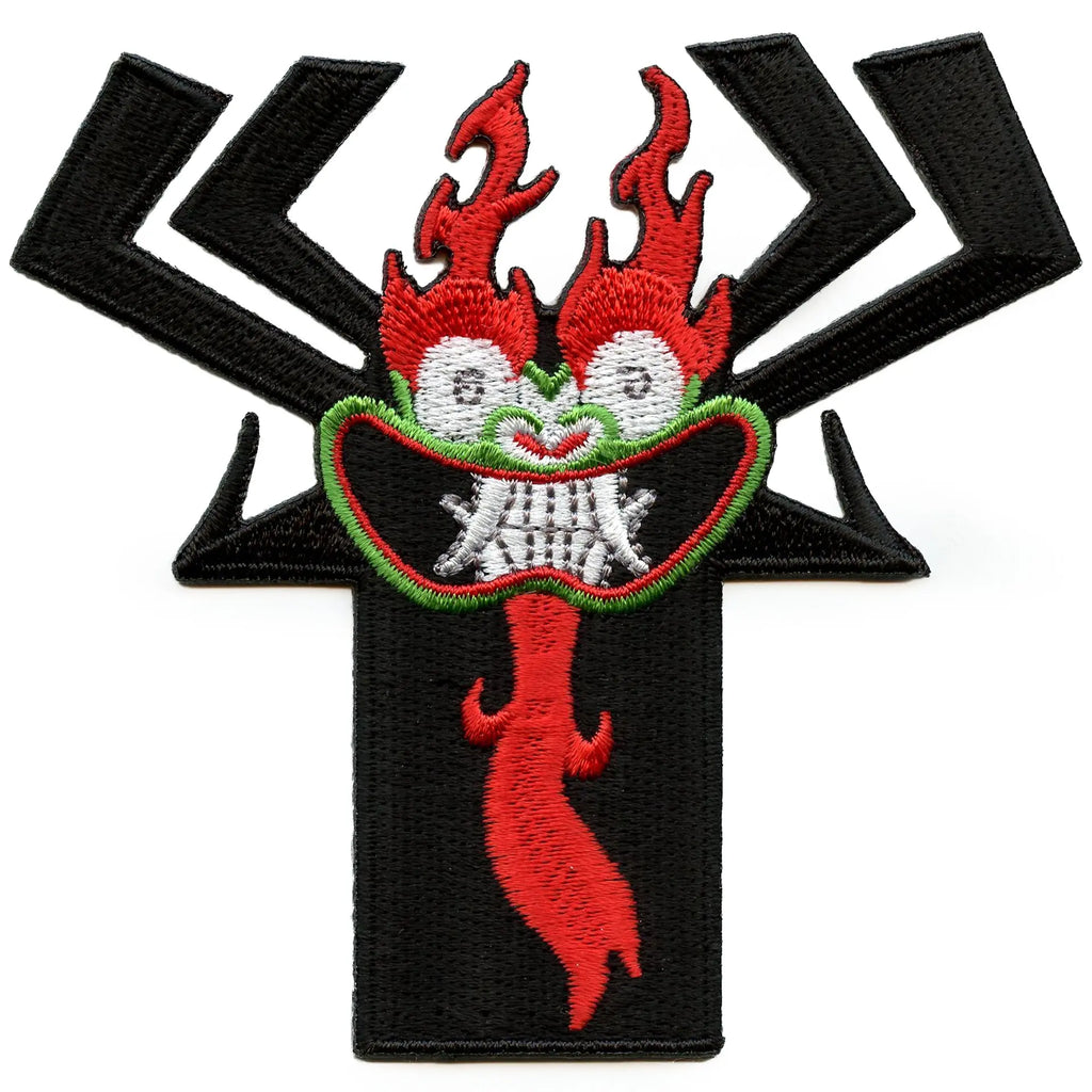 Samurai Jack Aku Patch Cartoon Network Embroidered Iron-On