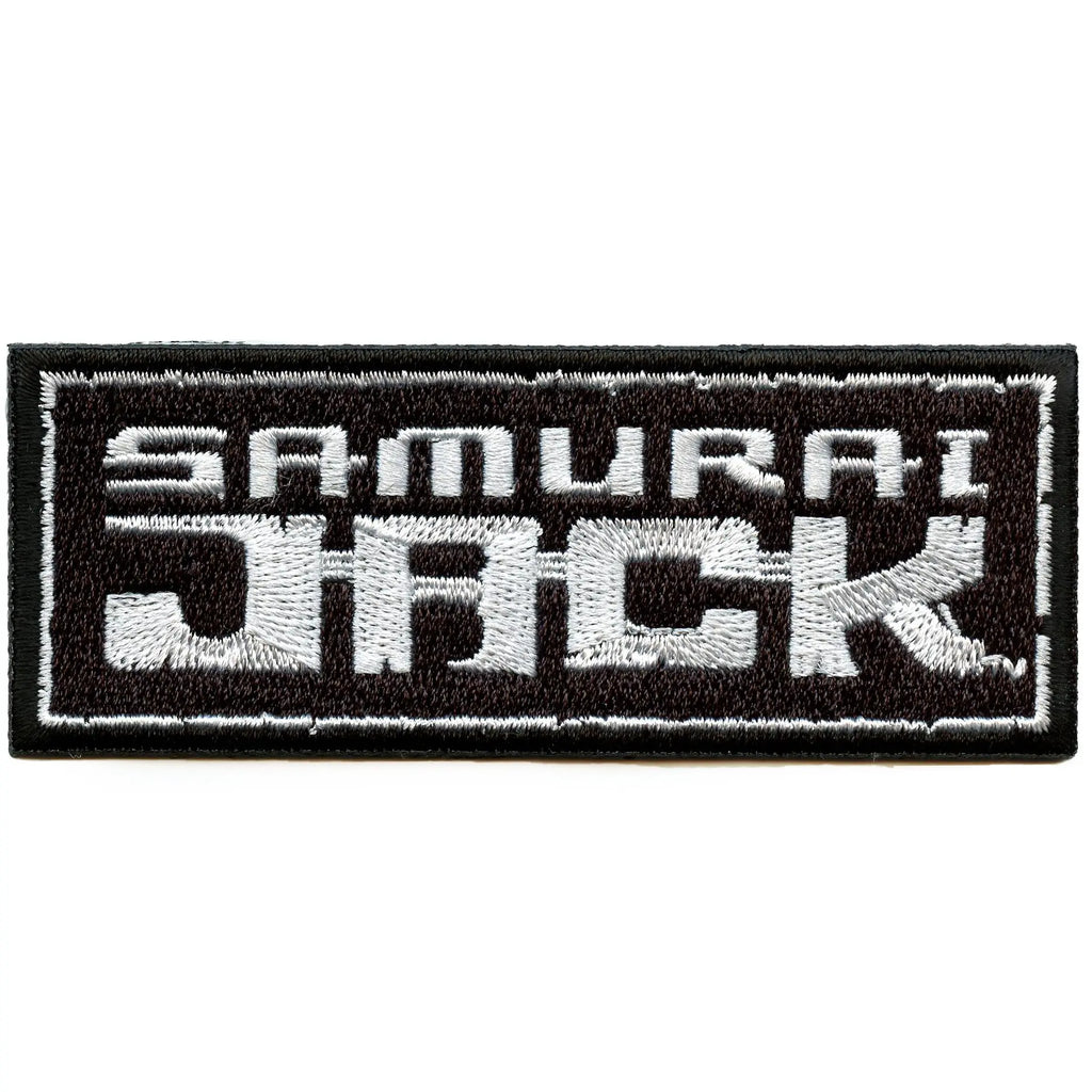 Samurai Jack Logo Patch Cartoon Network Embroidered Iron-On