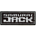 Samurai Jack Logo Patch Cartoon Network Embroidered Iron-On