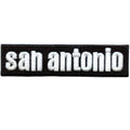 San Antonio Black Puff Patch Hispanic Culture City Embroidered Iron-On