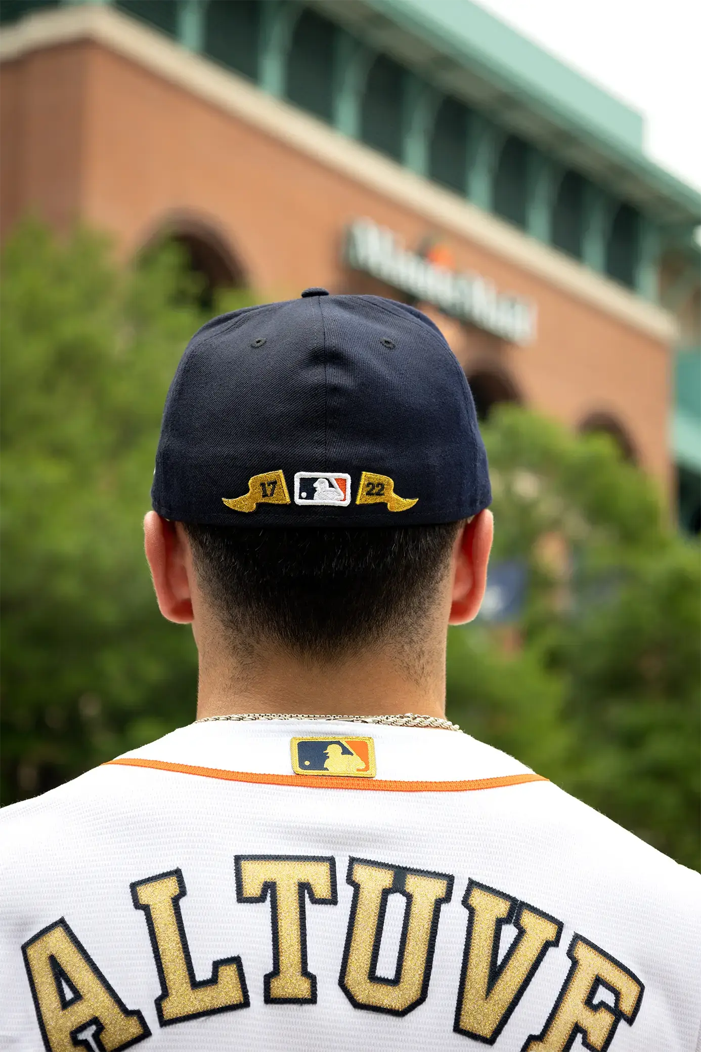 Chapeau des Astros de Houston « Soyez quelqu'un » 2017 2022 Fanion