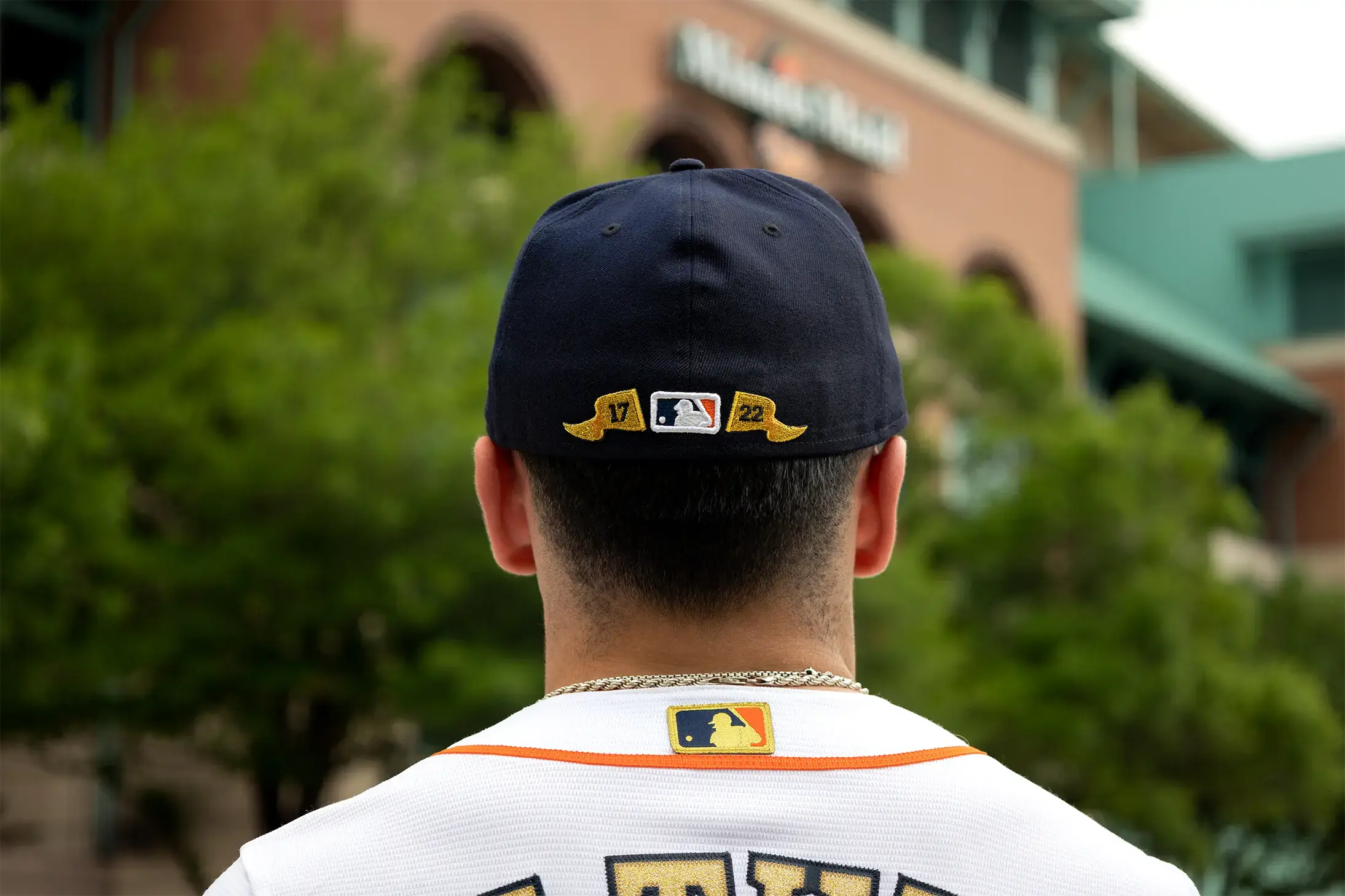 Chapeau des Astros de Houston « Soyez quelqu'un » 2017 2022 Fanion