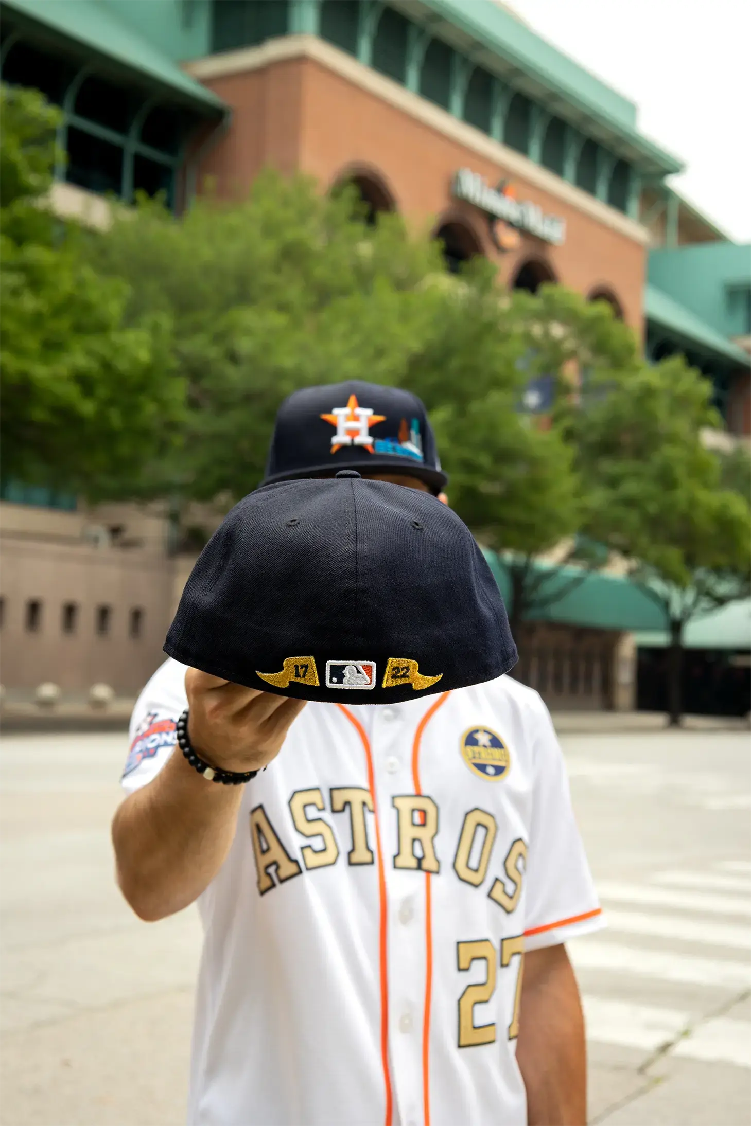 Chapeau des Astros de Houston « Soyez quelqu'un » 2017 2022 Fanion