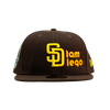 San Diego Padres Custom Hat SLAM DIEGO Sugar Skull Friar Tuck Edition