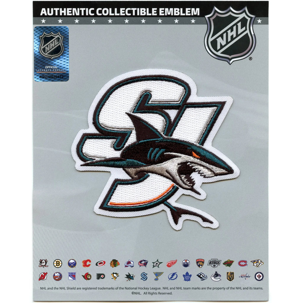 San Jose Sharks SJ Alternate Team Logo Shoulder Jersey Patch