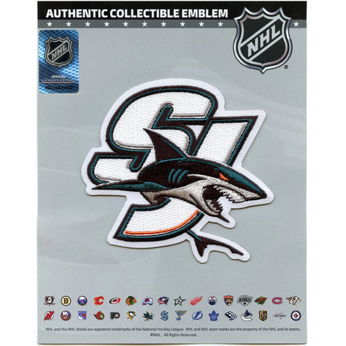 San Jose Sharks SJ Alternate Team Logo Shoulder Jersey Patch