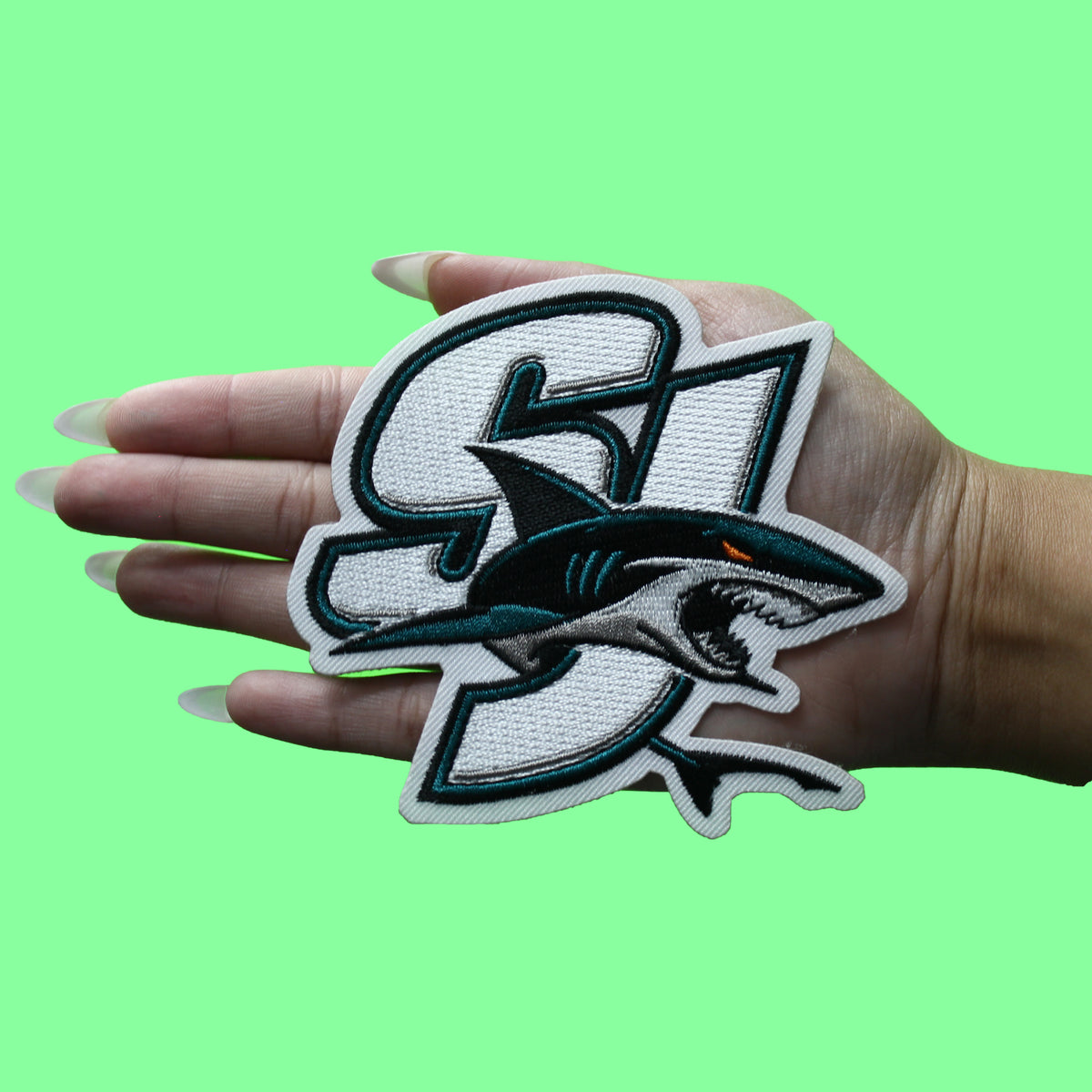 San Jose Sharks SJ Alternate Team Logo Shoulder Jersey Patch