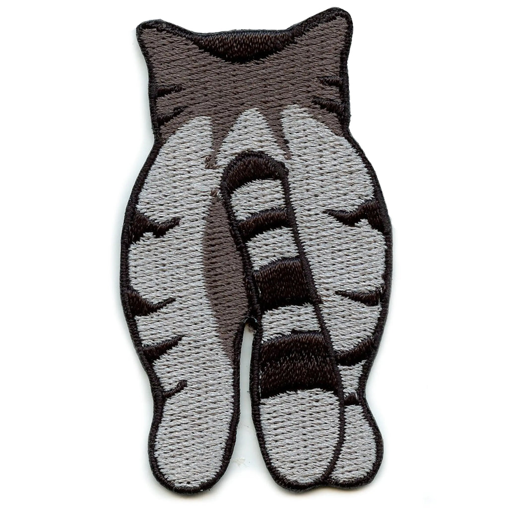 Sassy Cat Walk Patch Fun Moving Tail Embroidered Iron On