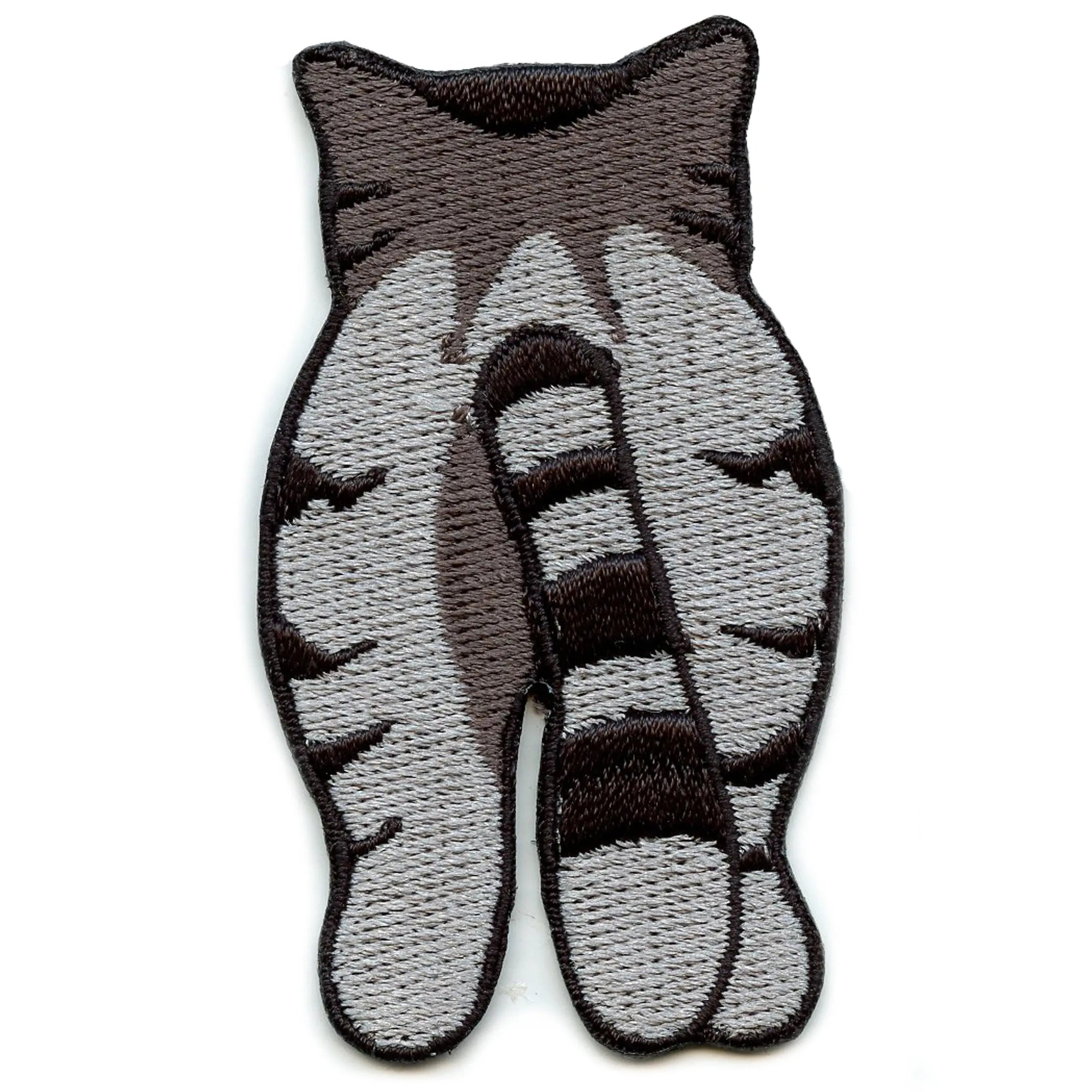 Sassy Cat Walk Patch Fun Moving Tail Embroidered Iron On
