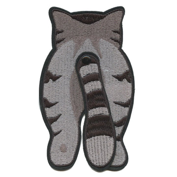 Sassy Cat Walk Patch Fun Moving Tail Embroidered Iron On