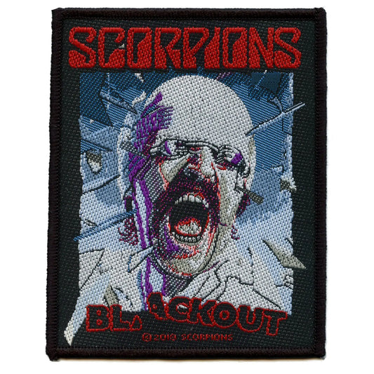 Patch Scorpions Black Out Music Rock Album Tissé Thermocollant