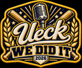 2026 Ueck We Did It Baseball Patch Milwaukee Embroidered Iron On