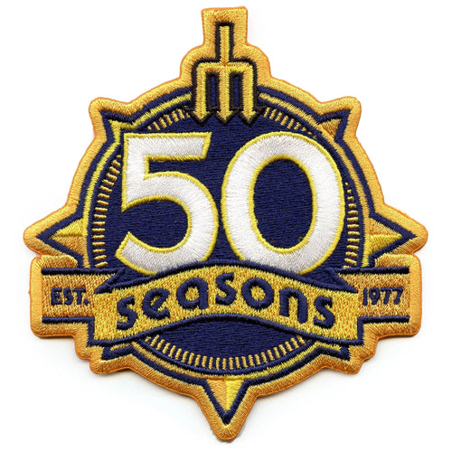 Seattle Mariners 50th Seasons Gold MLB Season Jersey Sleeve Patch