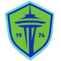 Seattle Sounders FC New 2024 Team Crest Pro-Weave Jersey Patch