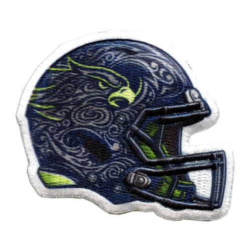 Seattle Tribal Helmet Patch Football Sports Team Embroidered Iron On