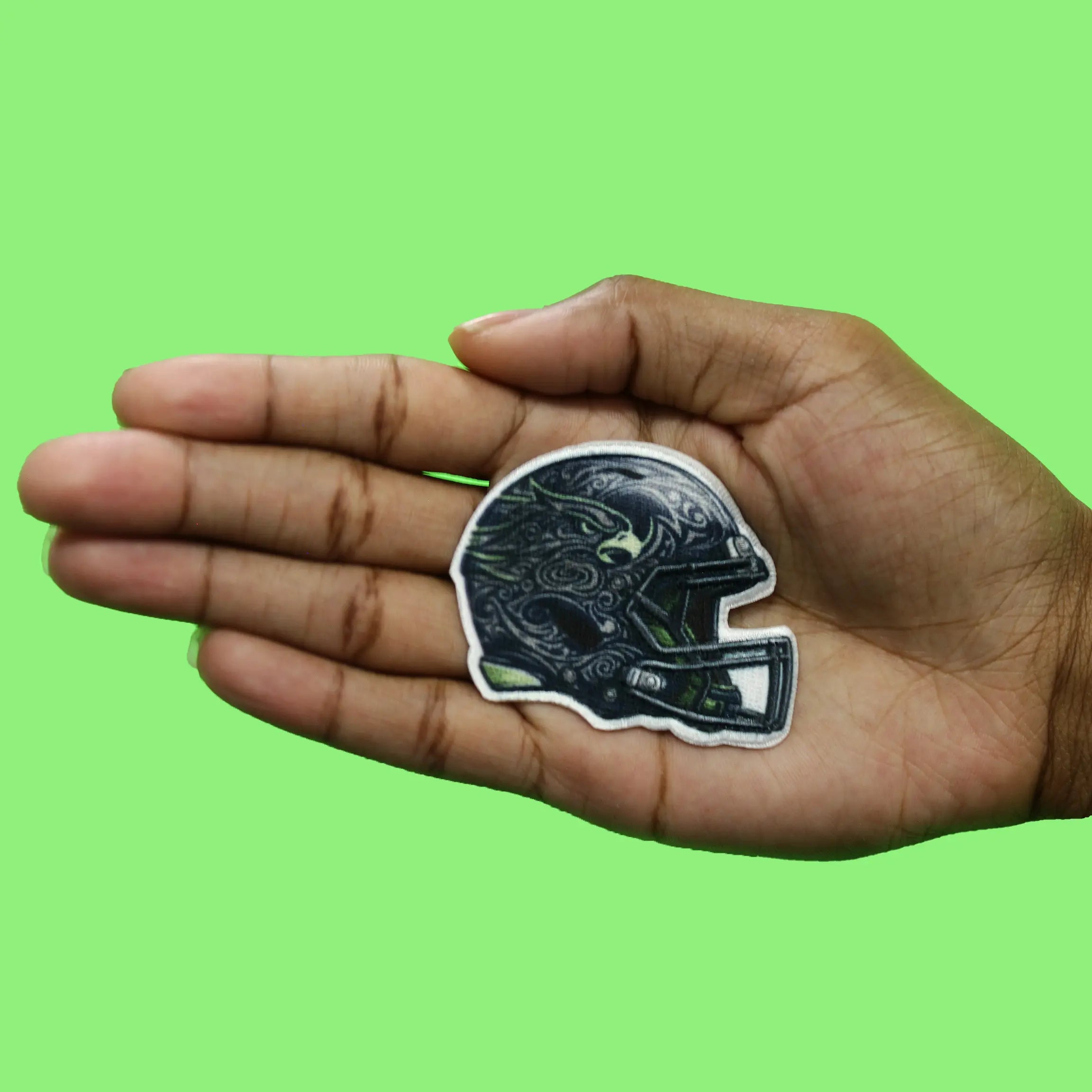 Seattle Tribal Helmet Patch Football Sports Team Embroidered Iron On