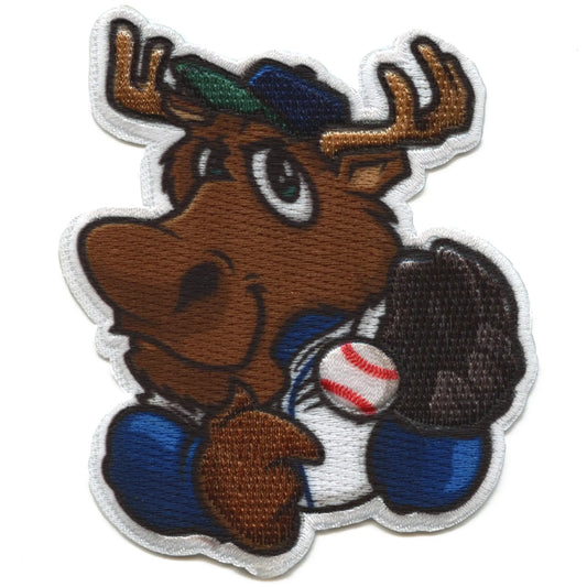 Seattle Washington Mascot PhotoPatch Baseball Moose Parody Embroidery Iron On