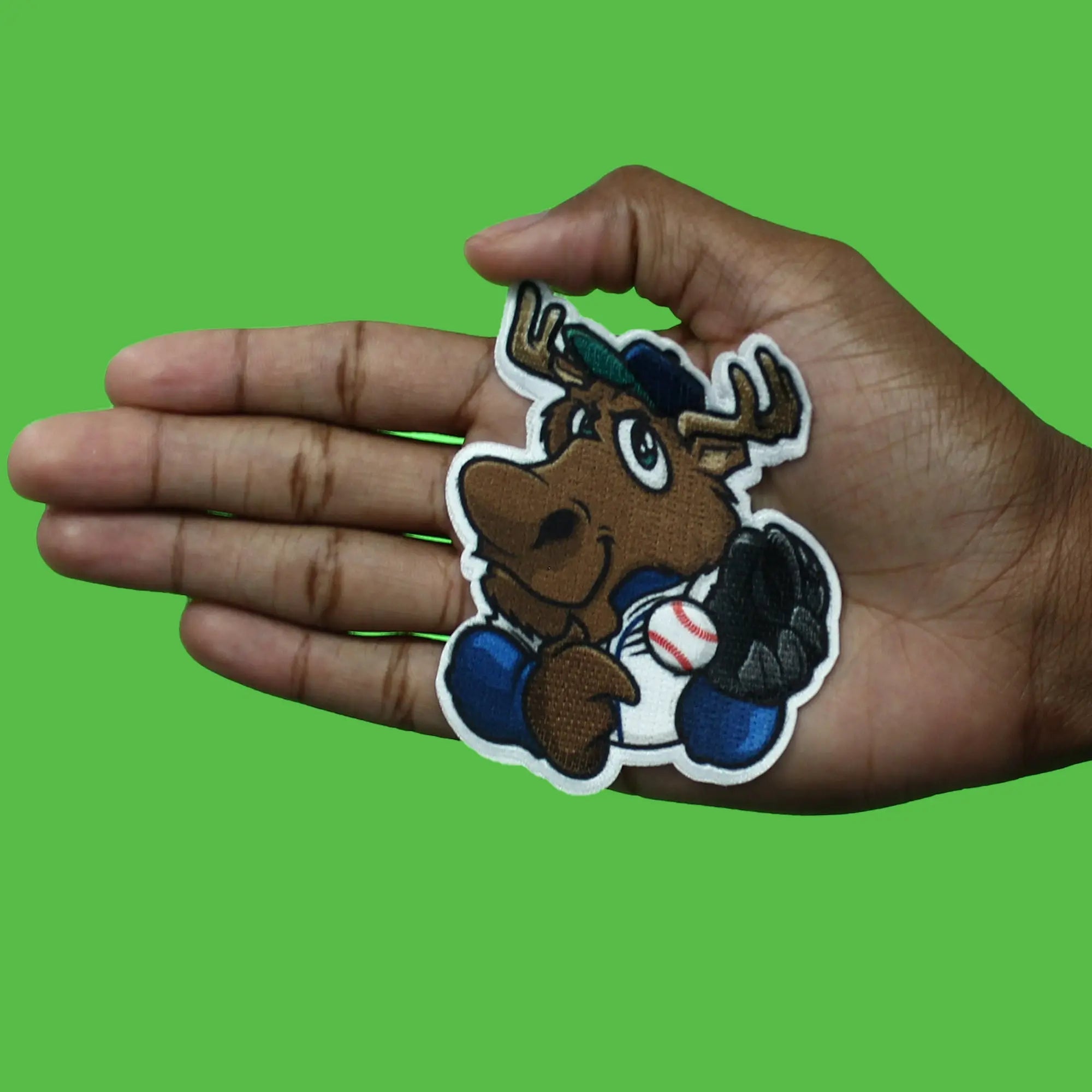 Seattle Washington Mascot PhotoPatch Baseball Moose Parody Embroidery Iron On