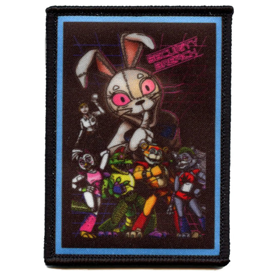 Five Nights At Freddy's Security Breach Characters Patch Video Game Sublimated Iron On