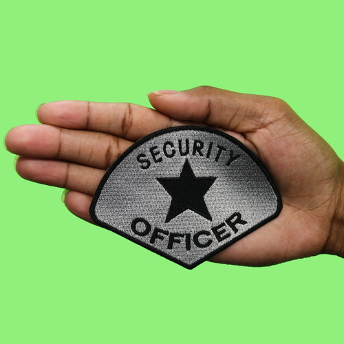 Security Officer Parody Patch Funny TV Movie Embroidered Iron On