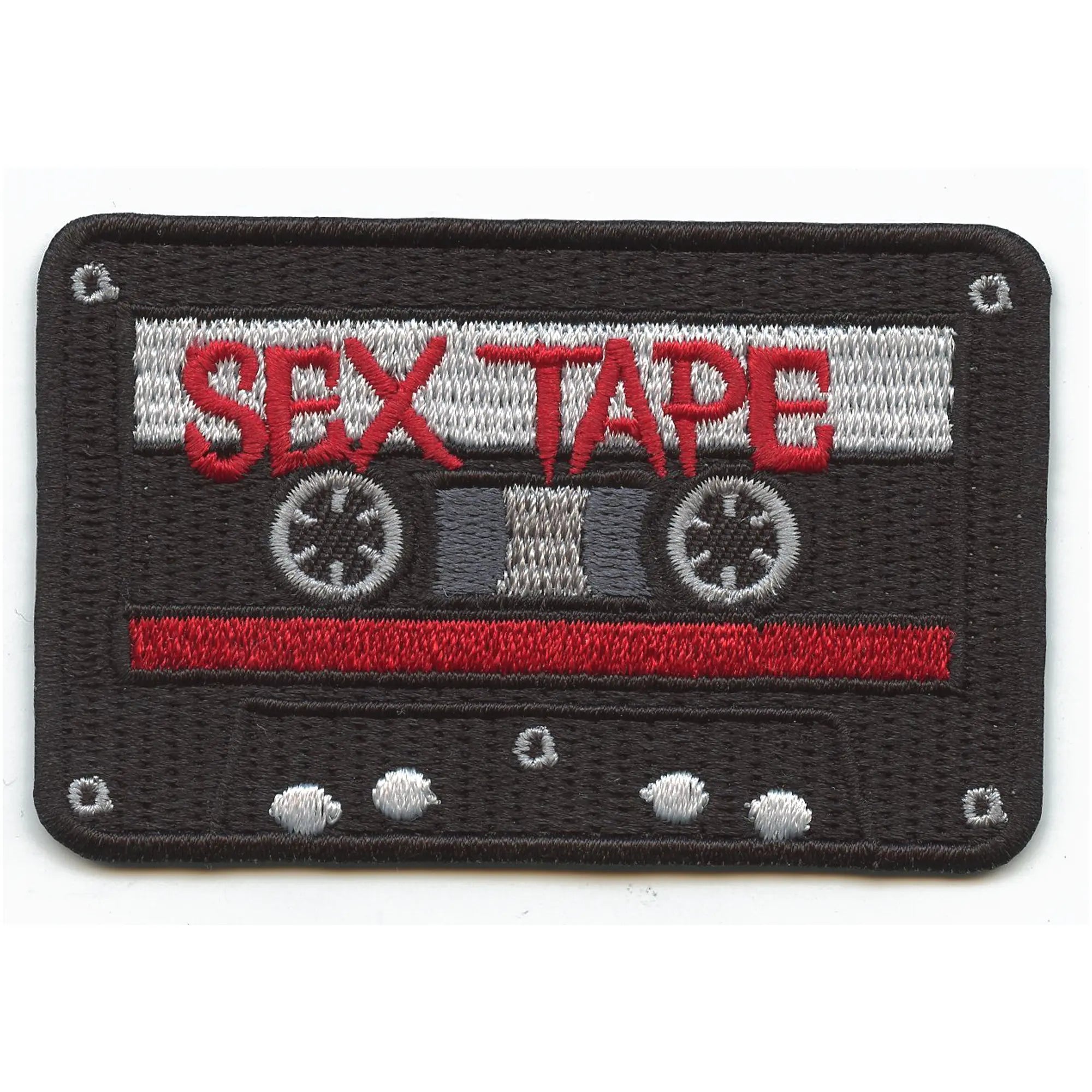 Sex Tape Cassette Patch NuMetal Music Rock Embroidered Iron On