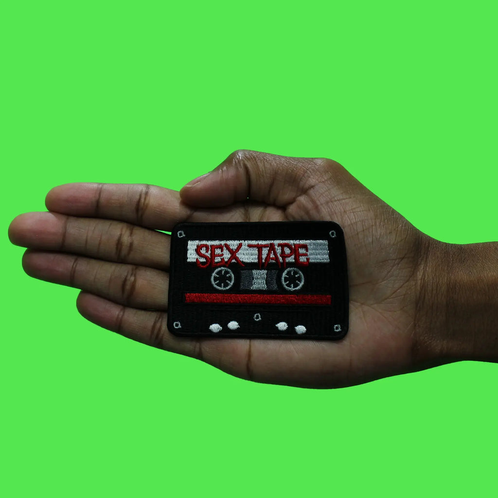 Sex Tape Cassette Patch NuMetal Music Rock Embroidered Iron On