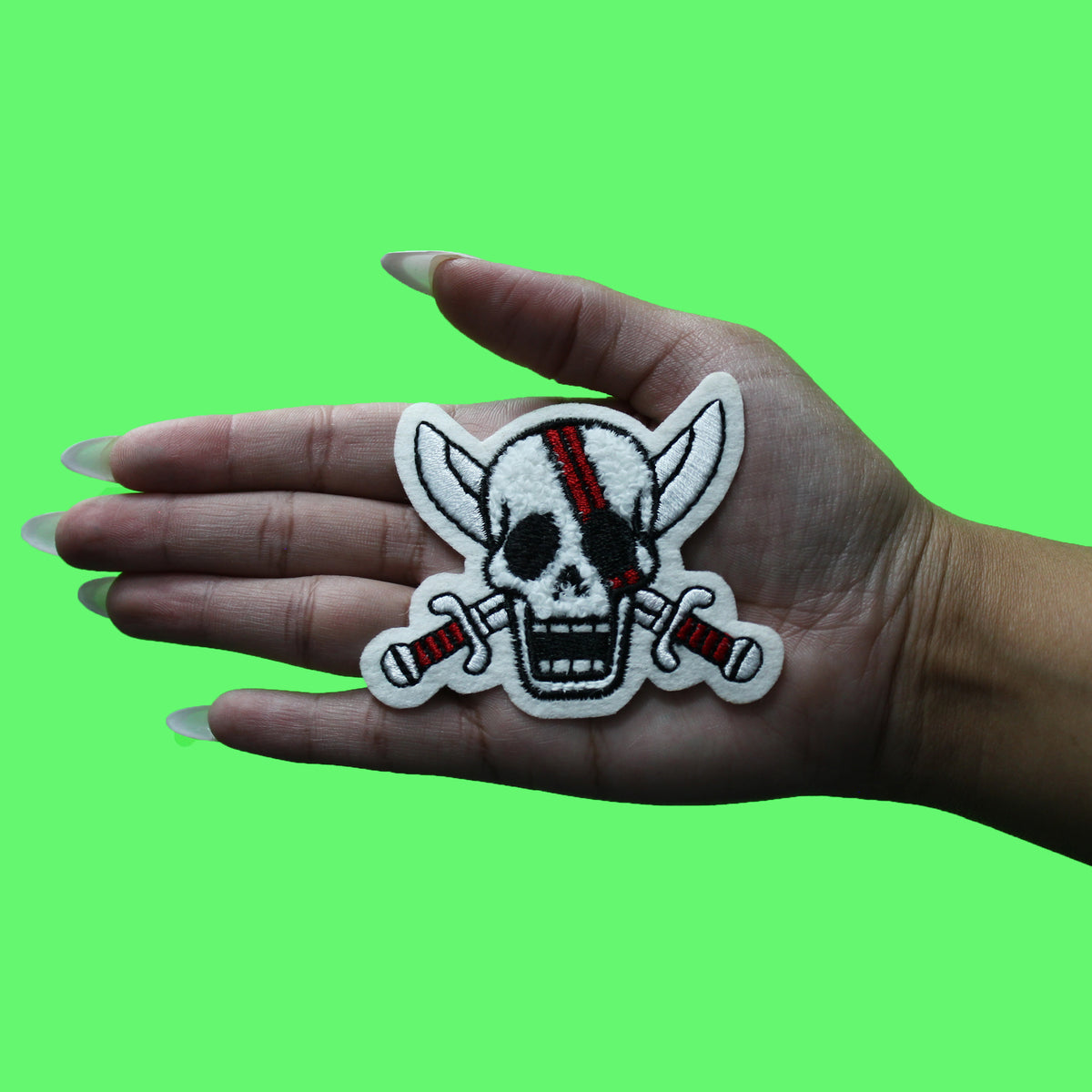 One Piece Shanks Jolly Roger Patch Charismatic Captin Skull Embroidered Iron On