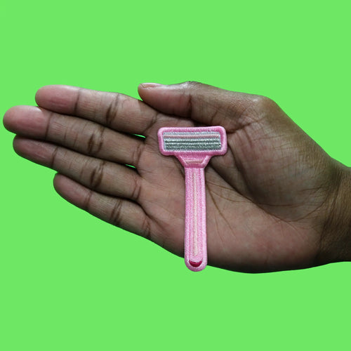 Shaving Razor Beauty Patch Cute Grooming Tool Embroidered Iron On