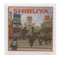 Shibuya Travel Stamp Patch Tokyo World Mail Sublimation Iron On