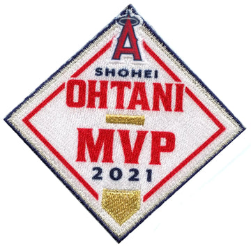 MVP 2021 Shohei Ohtani Fan Patch Los Angeles Angels Embroidered Iron on