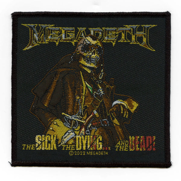 Megadeth Studio Album Cover Patch Sick Dying Dead Woven Iron On – Patch 