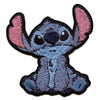 Lilo And Stitch Sitting Tall Ears Patch Blue Intergalactic Alien Chenille Iron On